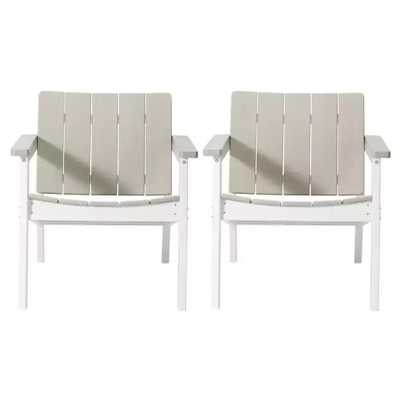 WestinTrends Pacifica Poltrone da club moderne da esterno in HDPE (Set da 2)