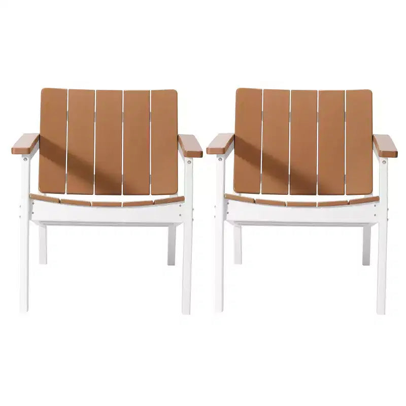 WestinTrends Pacifica Poltrone da club moderne da esterno in HDPE (Set da 2)