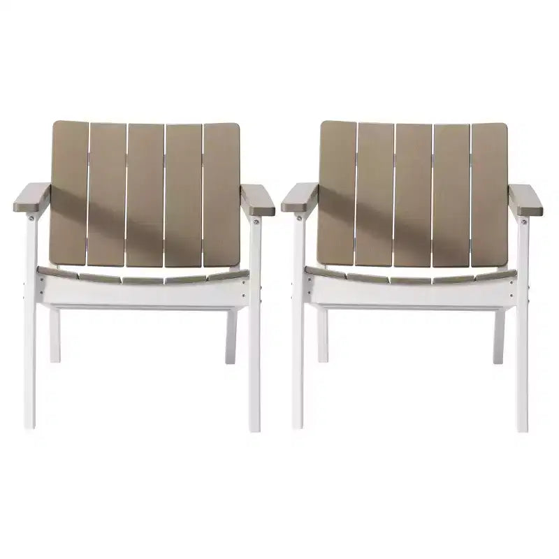 WestinTrends Pacifica Poltrone da club moderne da esterno in HDPE (Set da 2)