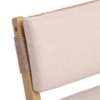 Christopher Knight Home Prakash Modern Patio Acacia Lounge Chair with Cushion and Rope Design (Table Not Included) (Set of 2)