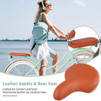 NAYSAYE Women Beach Cruiser Bike with Front Basket & Sturdy Frame for Comfortable Outdoor City Commuting, Green, 63.98*24.53*38.82