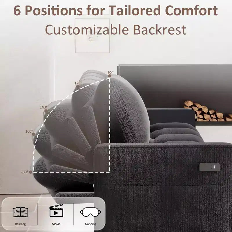 Dyonery Sleeper Sofa Bed, 81 L-Shaped Pull Out Couch Bed with Reversible Storage Chaise/USB Port/Side Pocket/Tool-Free Assembly Corduroy Beige