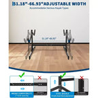 Heavy-Duty Freestanding Kayak Storage Rack Adjustable Steel Holder, Movable Wheels, Hanging Straps Multi-Kayak Stand S Type