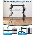 Heavy-Duty Freestanding Kayak Storage Rack Adjustable Steel Holder, Movable Wheels, Hanging Straps Multi-Kayak Stand S Type