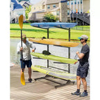Porta Kayak Super Resistente con Ruote Bloccabili per Kayak, Canoe, Tavole da Surf e Paddleboard con Ripiani Rimovibili