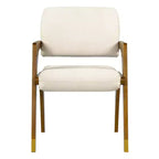Christopher Knight Home Mid-Century Modern Rubber Wood Upholstered Dining Chair with Backrest