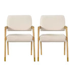 Christopher Knight Home Mid-Century Modern Rubber Wood Upholstered Dining Chair with Backrest