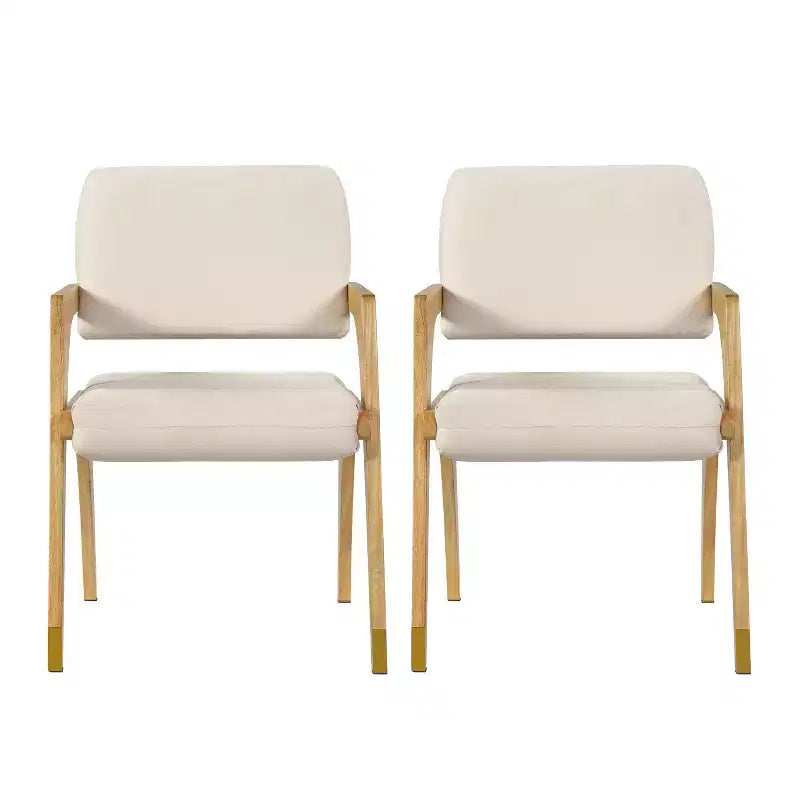 Christopher Knight Home Mid-Century Modern Rubber Wood Upholstered Dining Chair with Backrest