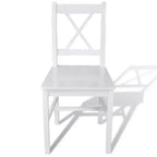 vidaXL Set 2 Sgabelli da Bar Marrone Rattan PE, Acciaio Verniciato a Polvere Standard