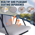 GDFStudio Aleksei Modern Metal Patio Hanging Egg Chair with Water and UV Resistant Cushion