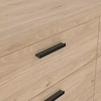 Tvilum, Mira 6 Drawer Double Dresser, Jackson Hickory