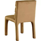 Meridian Furniture Kai Sedia da pranzo in velluto Saddle, set da 2