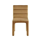Meridian Furniture Kai Sedia da pranzo in velluto Saddle, set da 2