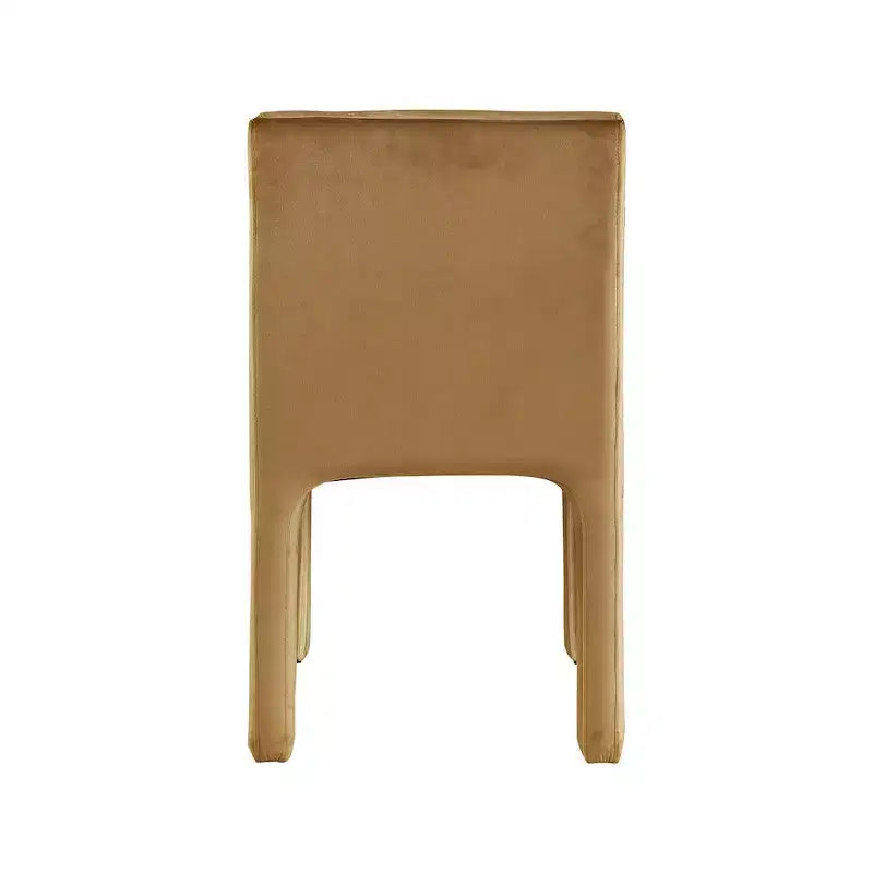 Meridian Furniture Kai Sedia da pranzo in velluto Saddle, set da 2