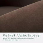 Modern Upholstered Swivel Barrel Accent Chair