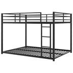 FAMYYT Full Size Metal Bunk Bed?With Ladder, Safety Guaranteed, Easy Assembly