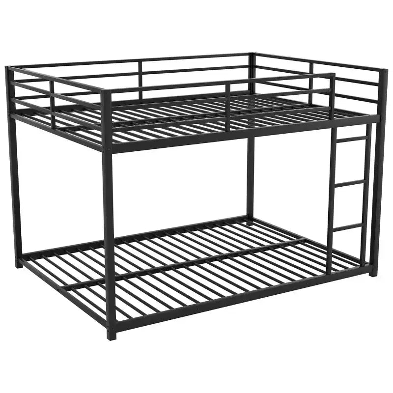 FAMYYT Full Size Metal Bunk Bed?With Ladder, Safety Guaranteed, Easy Assembly