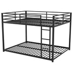 FAMYYT Full Size Metal Bunk Bed?With Ladder, Safety Guaranteed, Easy Assembly