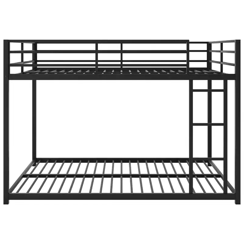 FAMYYT Full Size Metal Bunk Bed?With Ladder, Safety Guaranteed, Easy Assembly