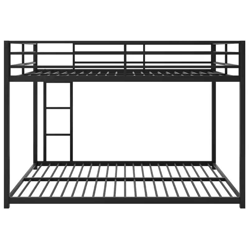 FAMYYT Full Size Metal Bunk Bed?With Ladder, Safety Guaranteed, Easy Assembly
