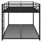FAMYYT Full Size Metal Bunk Bed?With Ladder, Safety Guaranteed, Easy Assembly