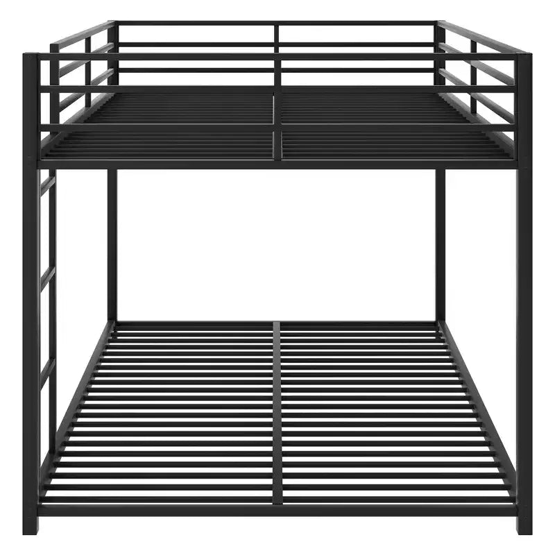 FAMYYT Full Size Metal Bunk Bed?With Ladder, Safety Guaranteed, Easy Assembly