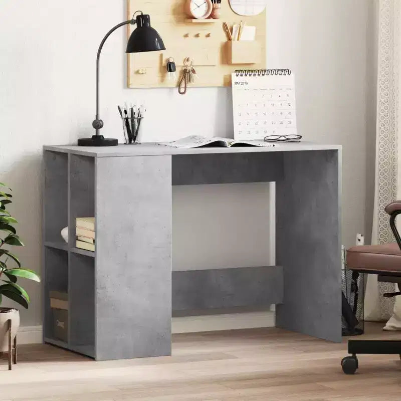 vidaXL Scrivania bianca in legno ingegnerizzato Scrivania media Rettangolare Moderna