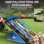 Rimorchio ribaltabile per ATV in acciaio per impieghi gravosi con capacità di 680 kg, carrello multiuso da 425 litri con sponde rimovibili per giardino e cortile