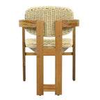 GDFStudio Andre Set di 2 Sedie da Esterno in Legno di Acacia e Rattan Intrecciato