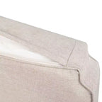 Sedie da club ModernLuxe per esterni in legno di acacia con cuscini beige, sedie da patio ergonomiche con finitura in teak per giardino/patio