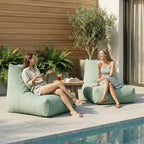 Christopher Knight Home Ramona Poltrona sacco da esterno in olefin moderno (set da 2)