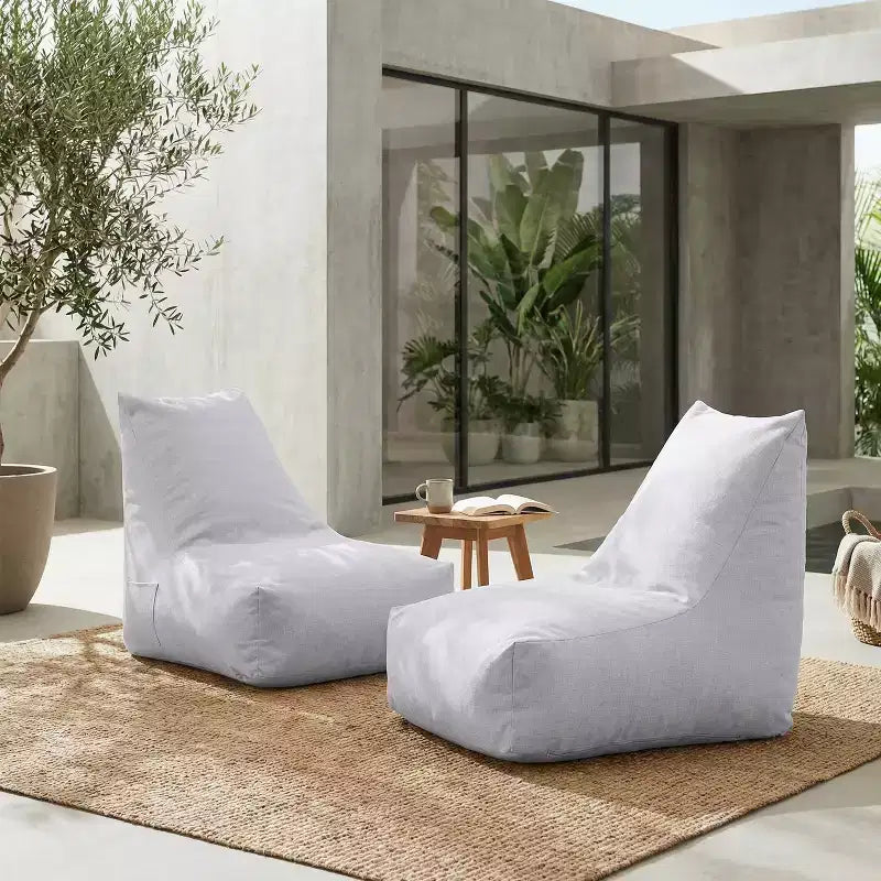 Christopher Knight Home Ramona Poltrona sacco da esterno in olefin moderno (set da 2)