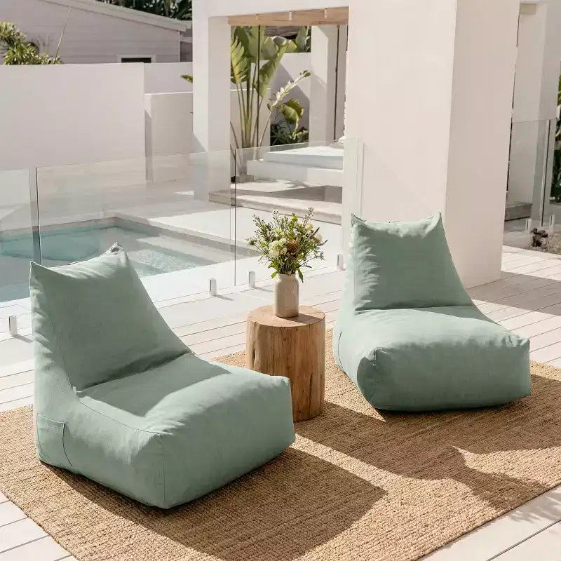 Christopher Knight Home Ramona Poltrona sacco da esterno in olefin moderno (set da 2)