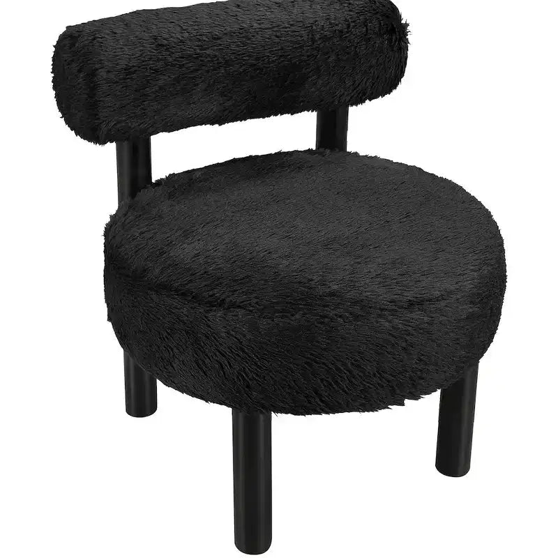 Sedia Ambre in tessuto vegano effetto montone di Meridian Furniture