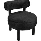 Sedia Ambre in tessuto vegano effetto montone di Meridian Furniture
