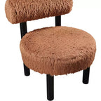 Sedia Ambre in tessuto vegano effetto montone di Meridian Furniture