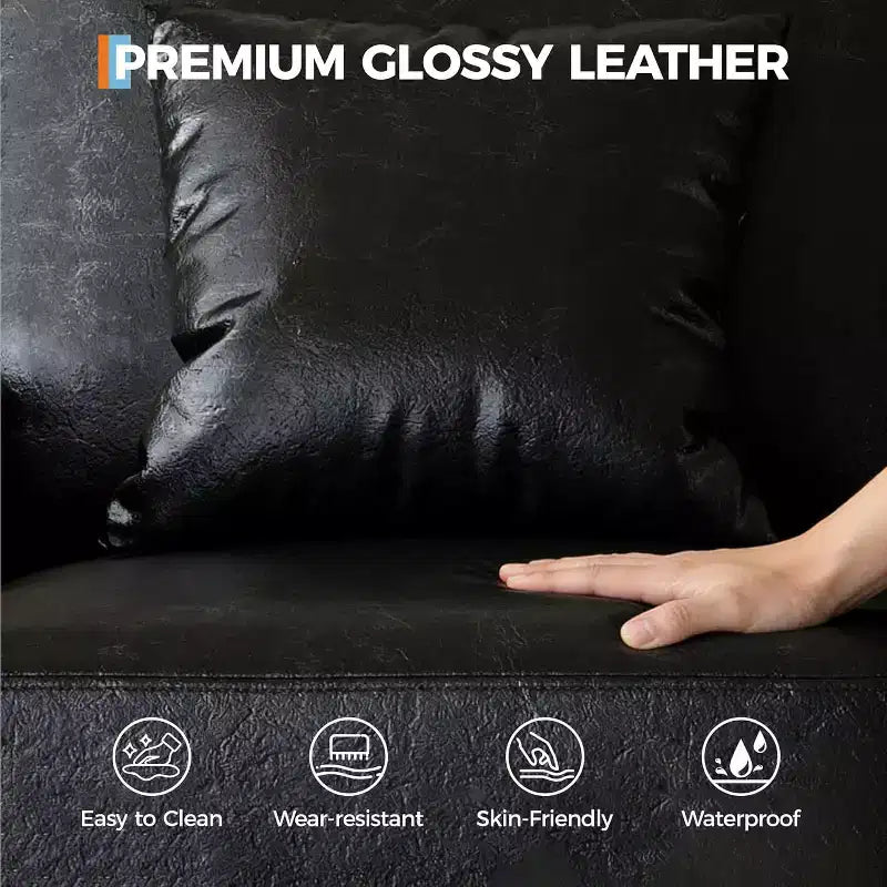 SunnyFurn Divano a Nuvola in Peluche da 218 cm, 3 Posti con Sedute Profonde, 2 Cuscini Rimovibili per Lo Schienale e Cuscini Decorativi per Soggiorno/Camera da Letto/Appartamenti