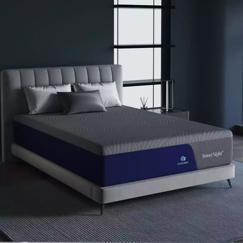Materasso in memory foam Sweetnight 12/14/16 pollici CoolNest a media rigidità con gel rinfrescante, certificato CertiPUR-US e ACA
