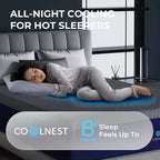 Materasso in memory foam Sweetnight 12/14/16 pollici CoolNest a media rigidità con gel rinfrescante, certificato CertiPUR-US e ACA