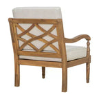 ModernLuxe Patio Accent Chair Outdoor Loveseat Club Chair Lounge Sofa Armchair with Soft Waterproof Cushion & Weather-Resistant Frame