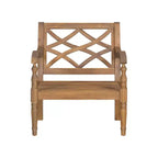 ModernLuxe Patio Accent Chair Outdoor Loveseat Club Chair Lounge Sofa Armchair with Soft Waterproof Cushion & Weather-Resistant Frame