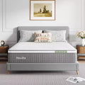 Novilla 10/12/14 inch Cooling Gel Memory Foam Hybrid Mattress, In a Box Medium Firm for Pressure Relief