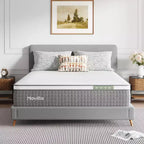 Novilla 10/12/14 inch Cooling Gel Memory Foam Hybrid Mattress, In a Box Medium Firm for Pressure Relief