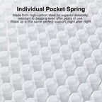 Novilla 10/12/14 inch Cooling Gel Memory Foam Hybrid Mattress, In a Box Medium Firm for Pressure Relief