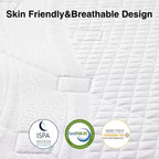 Novilla 10/12/14 inch Cooling Gel Memory Foam Hybrid Mattress, In a Box Medium Firm for Pressure Relief