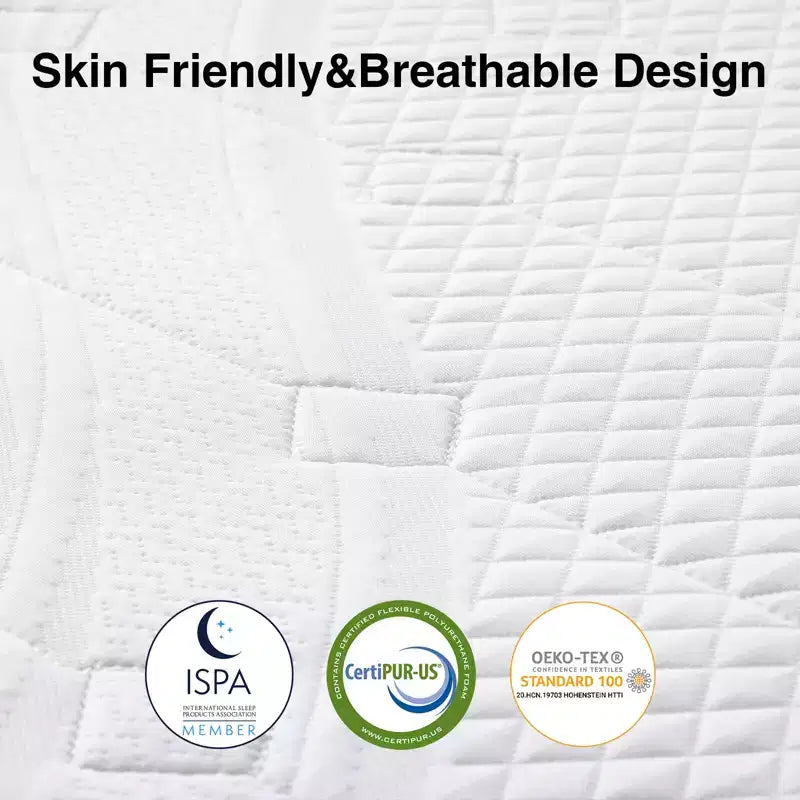 Novilla 10/12/14 inch Cooling Gel Memory Foam Hybrid Mattress, In a Box Medium Firm for Pressure Relief