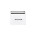 HomeRoots 10 White Wood One Drawer Floating Nightstand
