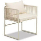Set of 2 Rattan Chairs, Durable Outdoor Dining Chairs with Cushion, Outdoor Furniture Set, Ideal for Patio, Garden, Balcony