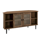 Middlebrook 48-inch Glass Door Corner TV Stand