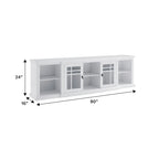 Mobile TV classico a frontale spezzato Middlebrook da 80 pollici